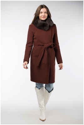 Пальто женское утепленное (пояс) EL PODIO / 10387917 - вид 2