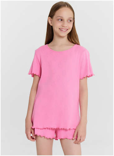 Комплект для девочек (футболка, шорты) Mark Formelle / 103240086 - вид 2