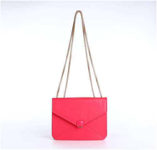 Сумка женская на магните, маленький размер, цвет розовый 103211803