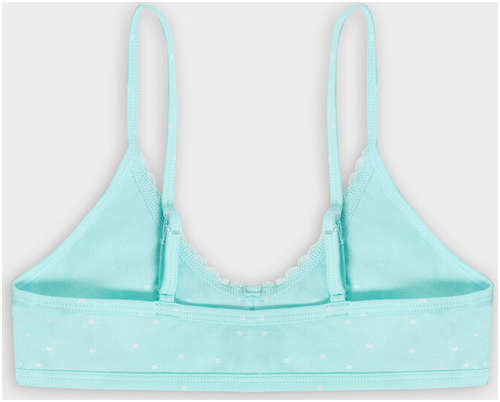 Топ для девочек бирюзовый в горошек Mark Formelle / 103219052 - вид 2