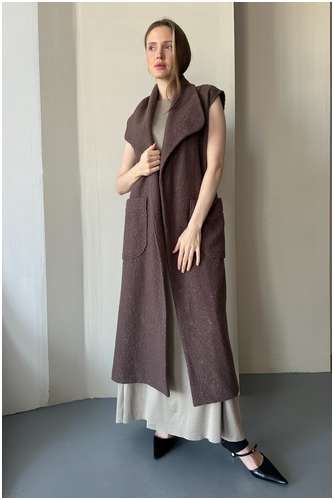 Жилет кофейный M&G 103243076