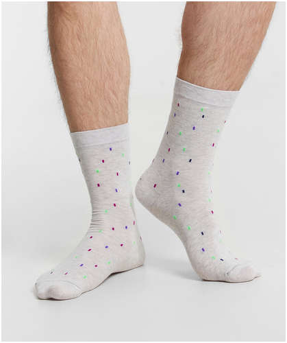 Носки мужские серые высокие Mark Formelle / 103232876 - вид 2