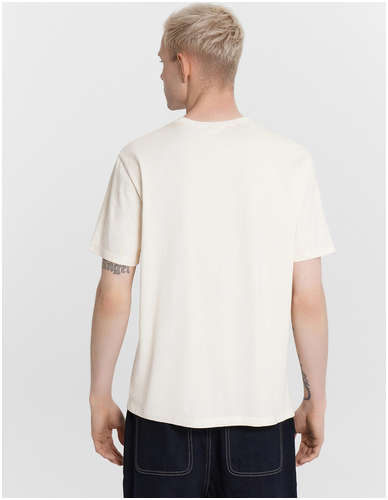 Футболка мужская бежевая с принтом и надписью Mark Formelle / 103236484 - вид 2