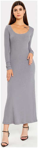 Платье женское макси серого цвета Mark Formelle / 103166630 - вид 2