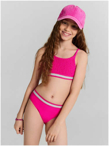 Купальник раздельный для девочек розовый Mark Formelle / 103234755 - вид 2