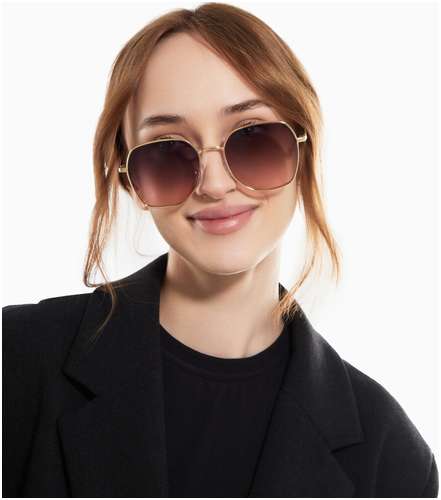 Очки солнцезащитные uv 400, дужка 13.1 см, ширина 12.4 см, линза 5.1×5.3 см onesun / 103235093 - вид 2