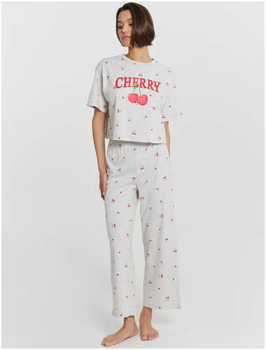 Комплект женский (футболка, бриджи) Mark Formelle / 103234663 - вид 2