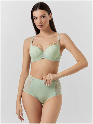 Бюстгальтер женский мятный с кружевом Mark Formelle / 103230687 - вид 2