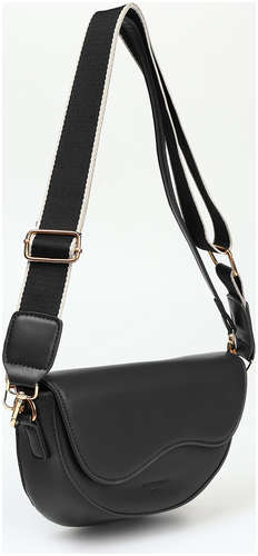 Сумка женская мессенджер на молнии, цвет черный / 103218146 - вид 2