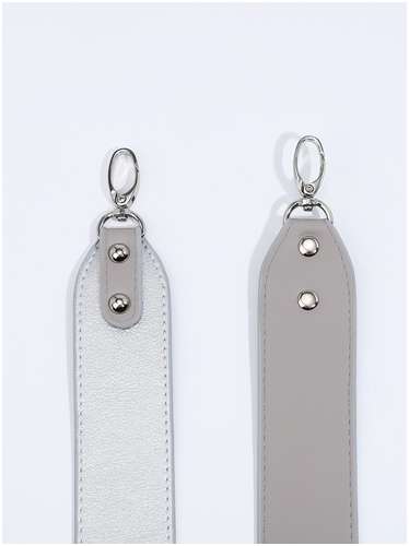 Ремень для сумки textura, цвет серебряный / 103151557 - вид 2