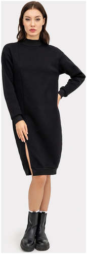 Черное платье женское из футера Mark Formelle 103169717
