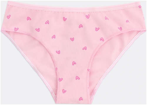 Трусы слипы для девочек розовые с мелким рисунком сердечек Mark Formelle 103190357