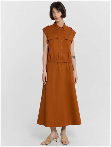 Юбка женская коричневая Mark Formelle 103238908