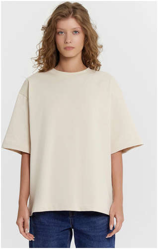 Футболка женская бежевая оверсайз Mark Formelle 103240684