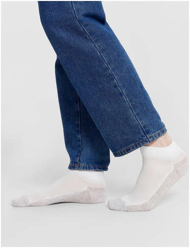 Носки мужские белые с меланжевым следом Mark Formelle 103236404