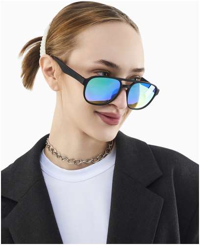 Очки солнцезащитные, uv 400, ширина 15 см, дужка 15 см, линза 5.4×4.6 см onesun 103236976