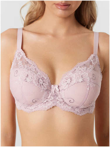 Бюстгальтер женский кружевной розовый Mark Formelle / 103226479 - вид 2