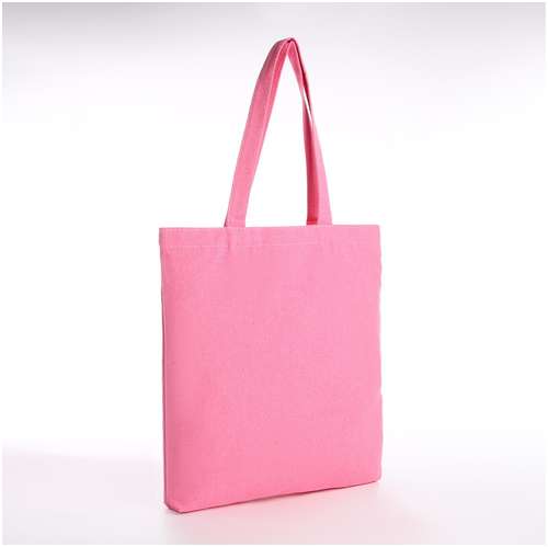 Сумка-шопер без застежки, из текстиля, цвет розовый / 103165173