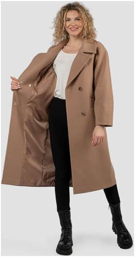 Пальто женское демисезонное (пояс) EL PODIO / 103182562 - вид 2