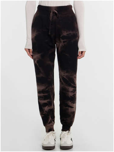 Брюки женские черные с эффектном фаст-дай Mark Formelle / 103220281 - вид 2