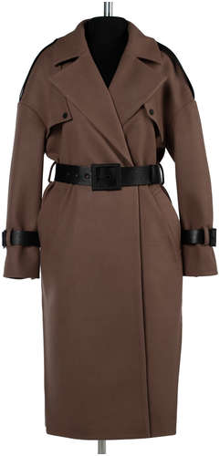 Пальто женское демисезонное (пояс) EL PODIO / 103184255 - вид 2