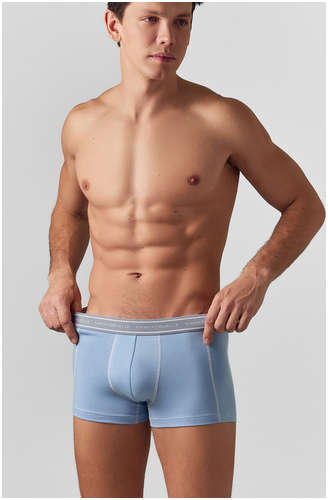 Трусы боксеры мужские голубые Mark Formelle 103221445