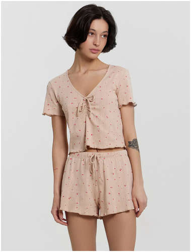 Комплект домашний женский бежевый Mark Formelle 103237060