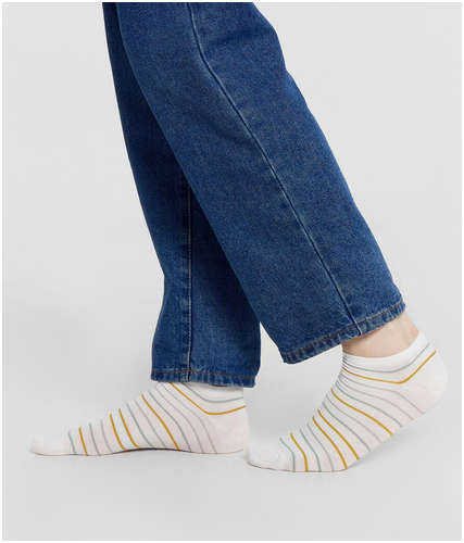 Носки мужские белые в полоску Mark Formelle 103237016