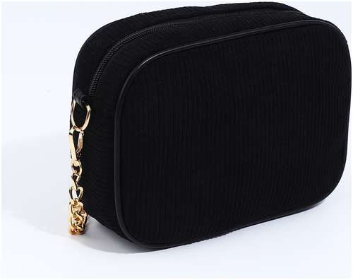 Сумка женская на молнии, цвет черный / 103150353 - вид 2