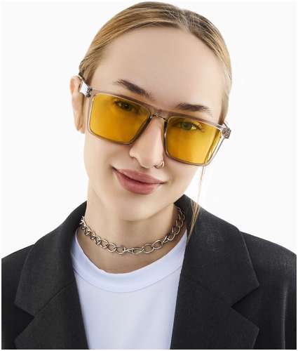 Очки солнцезащитные onesun, uv 400, ширина 14 см, дужка 15 см, линза 5.2×4.1 см 103236973