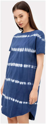 Платье женское синее с рисунком Mark Formelle 103175409