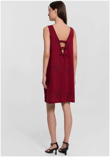 Платье женское бордовое Mark Formelle / 103240097 - вид 2