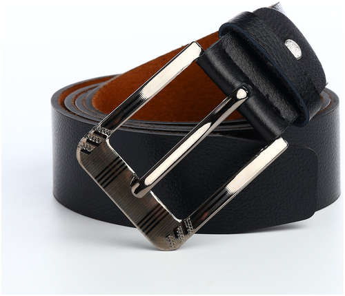 Ремень мужской, ширина 3,5 см, винт, пряжка металл, цвет черный / 103206459 - вид 2