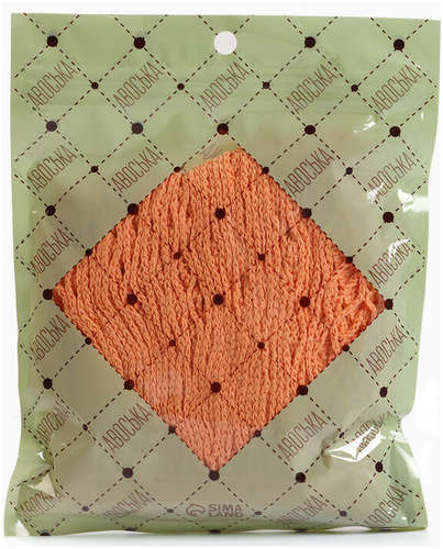 Сумка-авоська хозяйственная, клетка 1.5 см, оранжевая TAKE IT EASY / 103230645 - вид 2