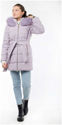 Пальто женское утепленное (пояс) EL PODIO / 103157771 - вид 2