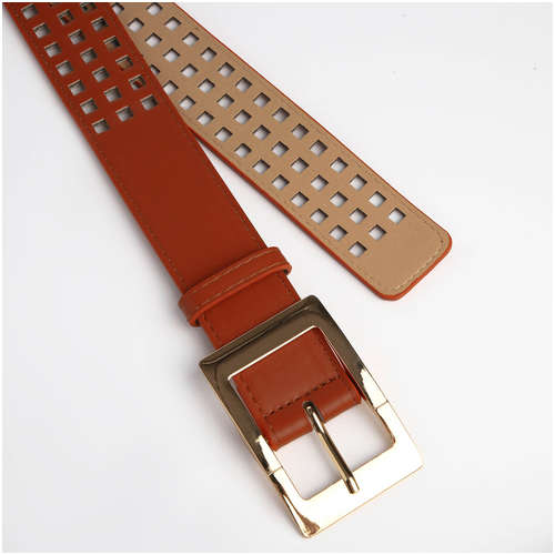 Ремень женский, ширина 2,5 см, цвет рыжий / 103197611 - вид 2