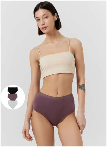 Трусы макси женские в наборе, 3 шт Mark Formelle 103231465