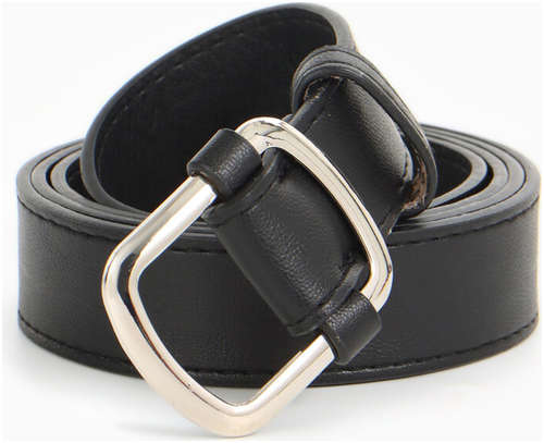 Ремень женский, ширина 2.7 см, пряжка металл, черный / 103241549 - вид 2