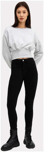 Брюки женские джинсовые черные Mark Formelle / 103166364 - вид 2
