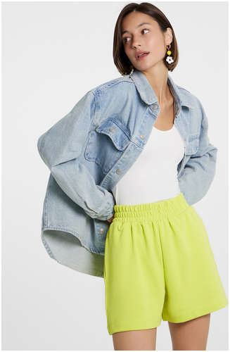 Шорты женские лаймово-желтые Mark Formelle 103203824