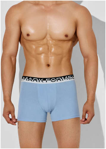 Трусы боксеры мужские голубые Mark Formelle 103241337