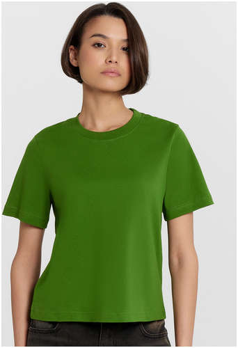 Футболка женская зеленая Mark Formelle / 103231299 - вид 2