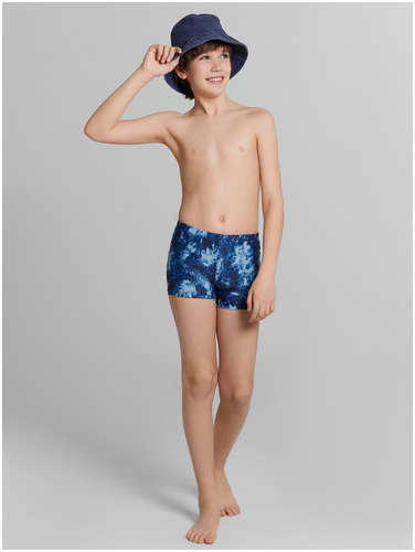 Трусы купальные для мальчиков синие с принтом Mark Formelle 103228685