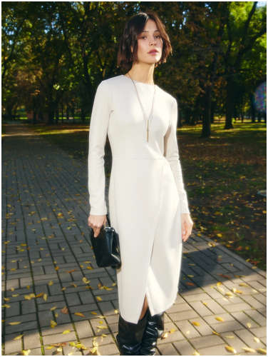 Платье женское бежевое Mark Formelle 103217347