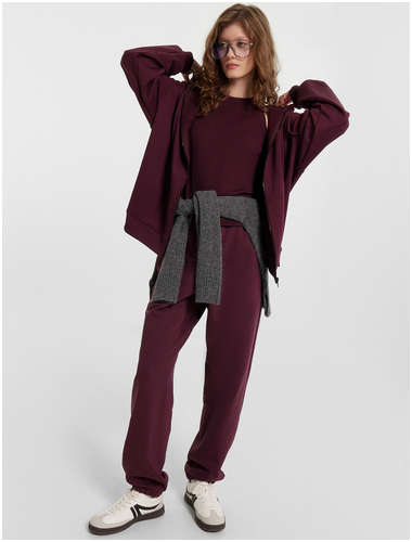 Толстовка женская бордовая Mark Formelle / 103225792 - вид 2