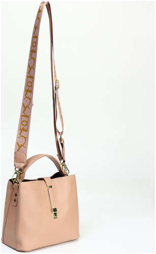 Сумка женская тоут на молнии, цвет бежевый / 103217930 - вид 2