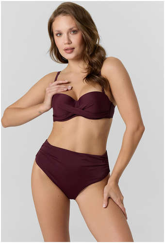 Бюстгальтер купальный женский бордовый Mark Formelle / 103239597 - вид 2