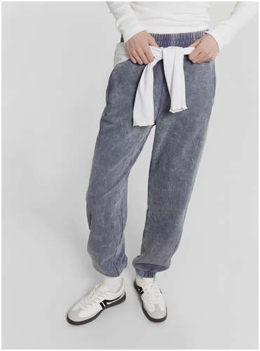 Брюки женские серые с обработкой эйсид Mark Formelle 103230686