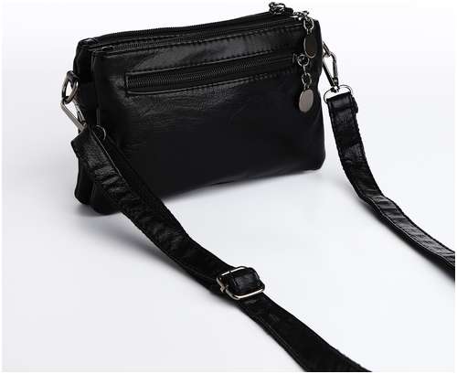 Сумка кросс-боди на молнии, цвет черный / 103162270 - вид 2