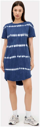 Платье женское синее с рисунком Mark Formelle / 103175409 - вид 2